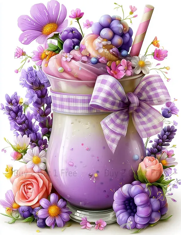 Whimsical Unicorn Girl Clipart
