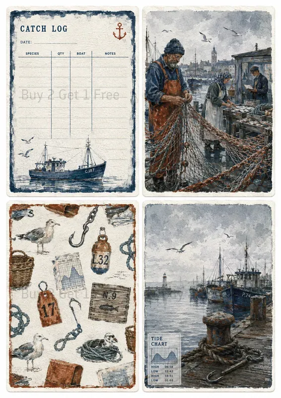 Western Journaling Card Sheet Kits