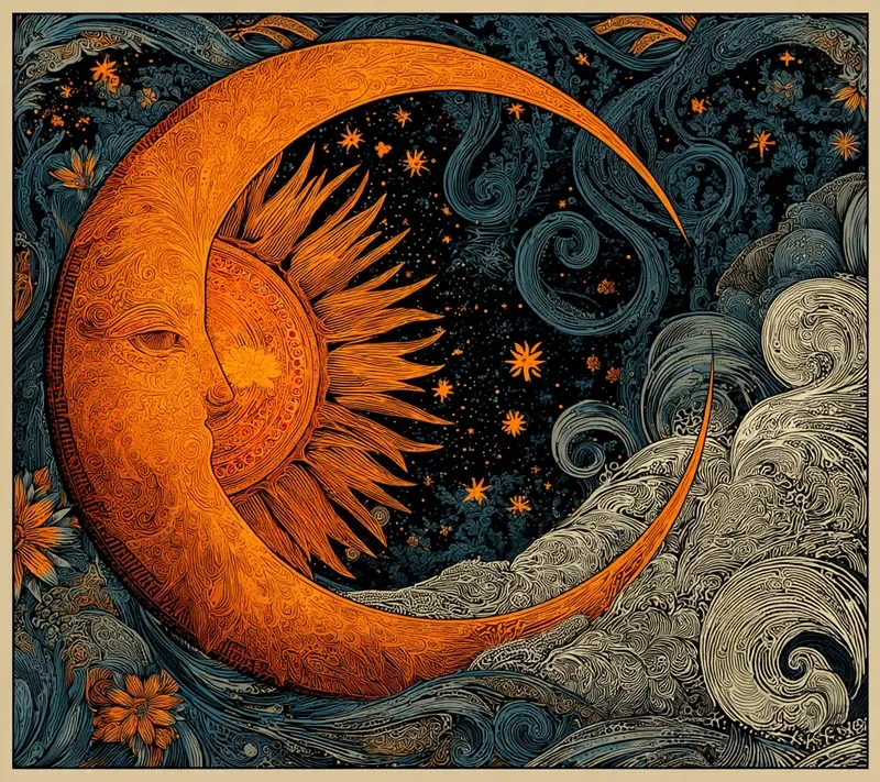 Retro Psychedelic Swirl Poster Art