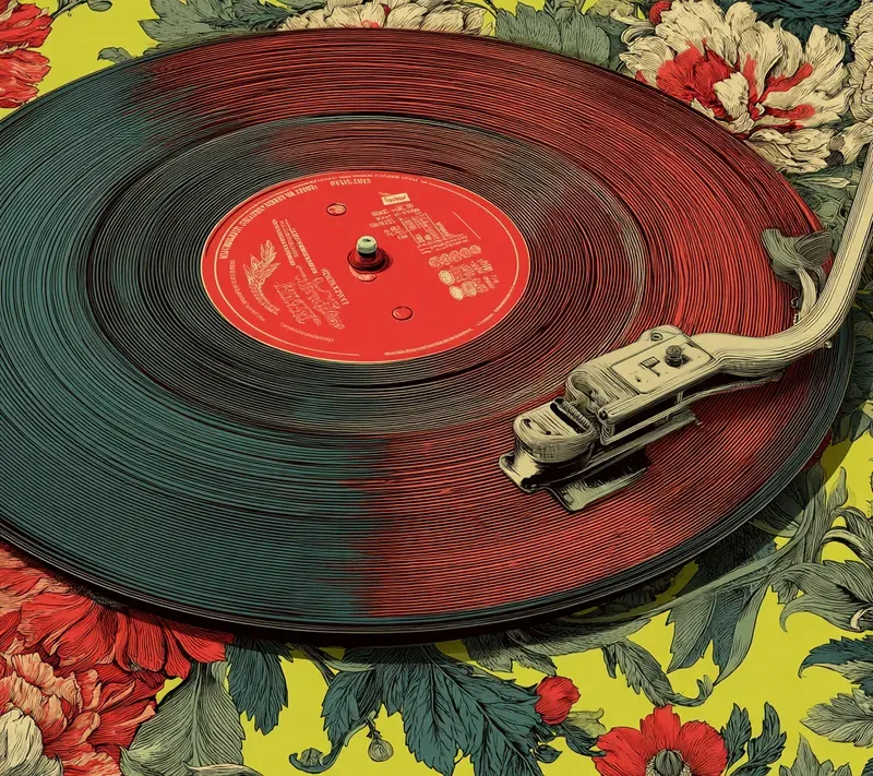 Retro Psychedelic Swirl Poster Art