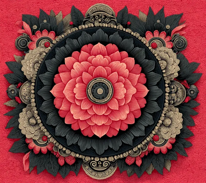 Retro Psychedelic Swirl Poster Art