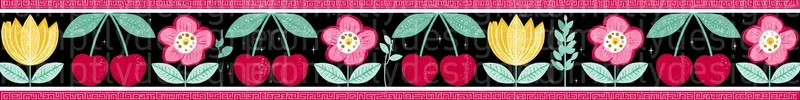Joyful Border Strips