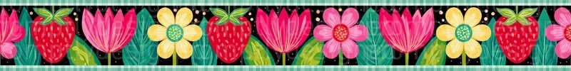 Joyful Border Strips
