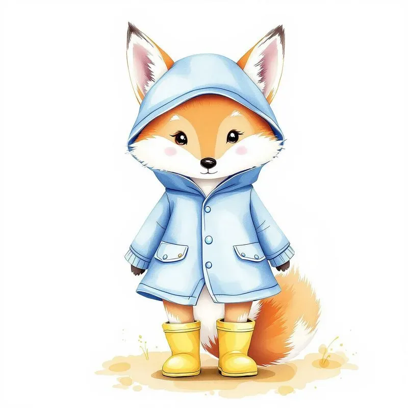 Cute Watercolor Illustrations Cute Animals