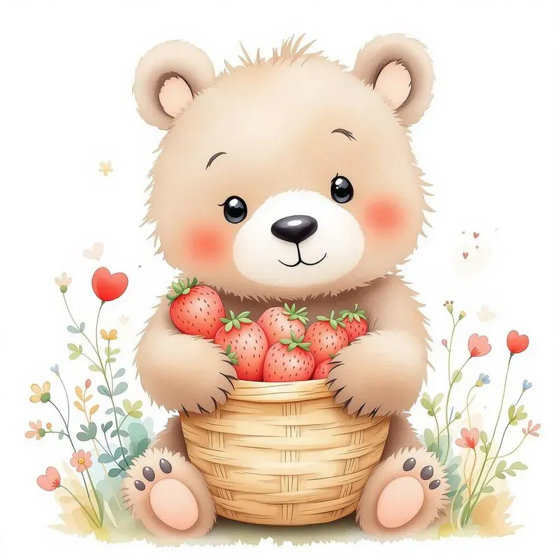 Cute Watercolor Illustrations Cute Animals