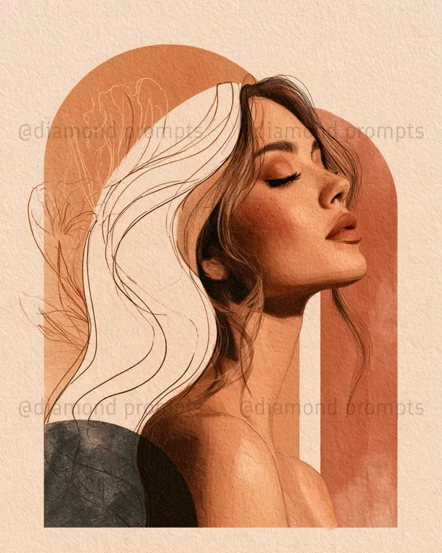 Elegant Boho Wall Art Prints