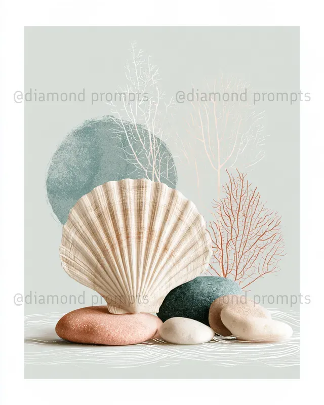 Elegant Boho Wall Art Prints