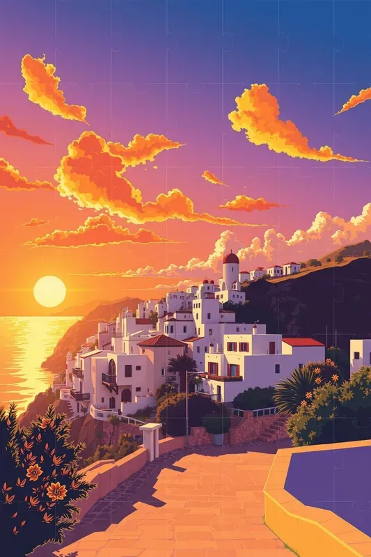 Anime Style Travel Posters