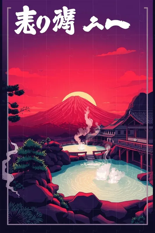 Anime Style Travel Posters
