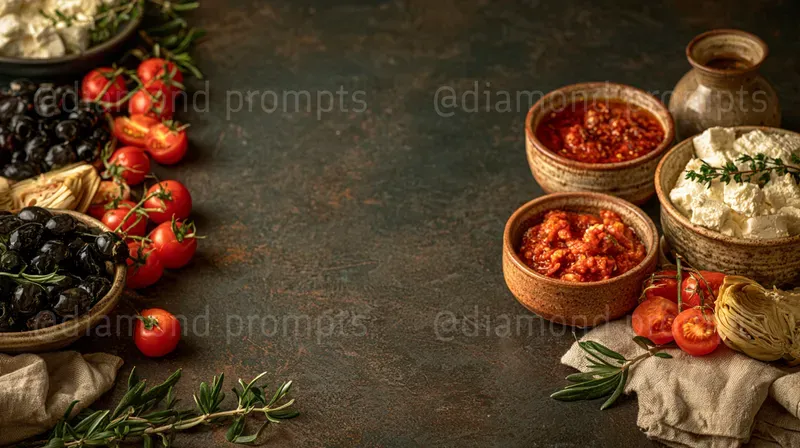 Themed Food Photography With Copy Space