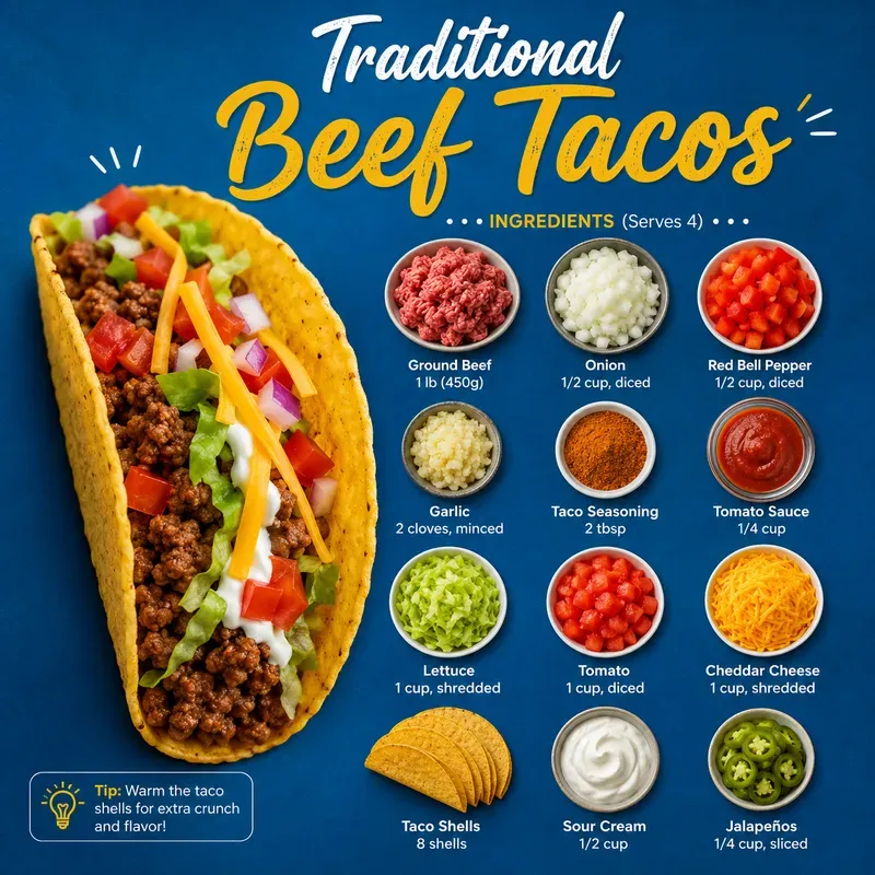 Culinary Recipe Infographic Gens