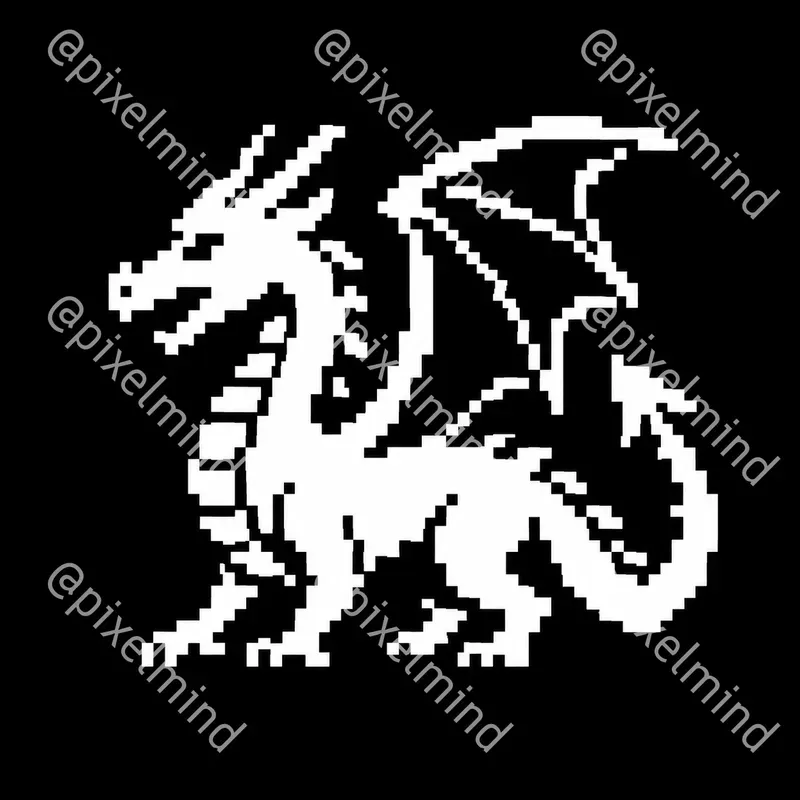 Retro 1bit Pixel Icon Generator
