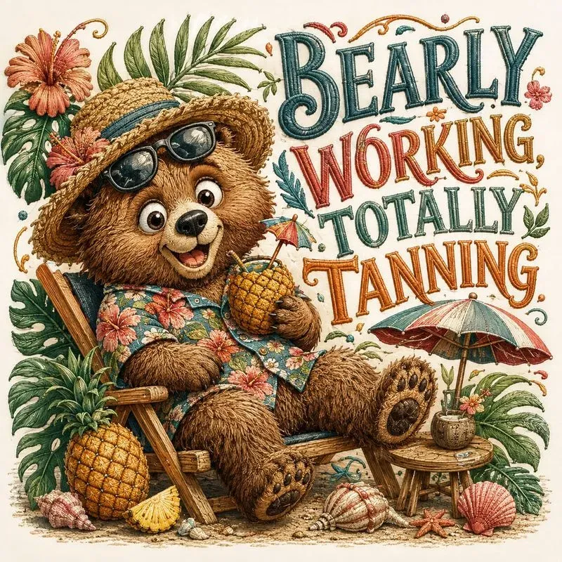 Cozy Handdrawn Summer Characters