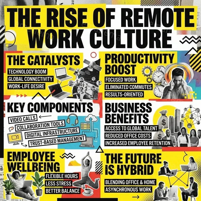 Collage Style Editorial Infographics
