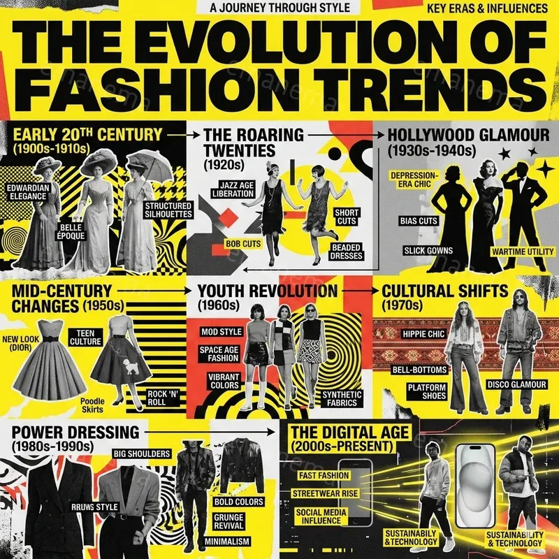Collage Style Editorial Infographics
