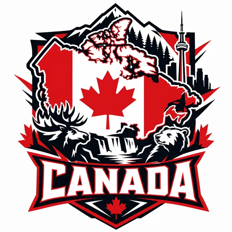 Country Flag Map Logos