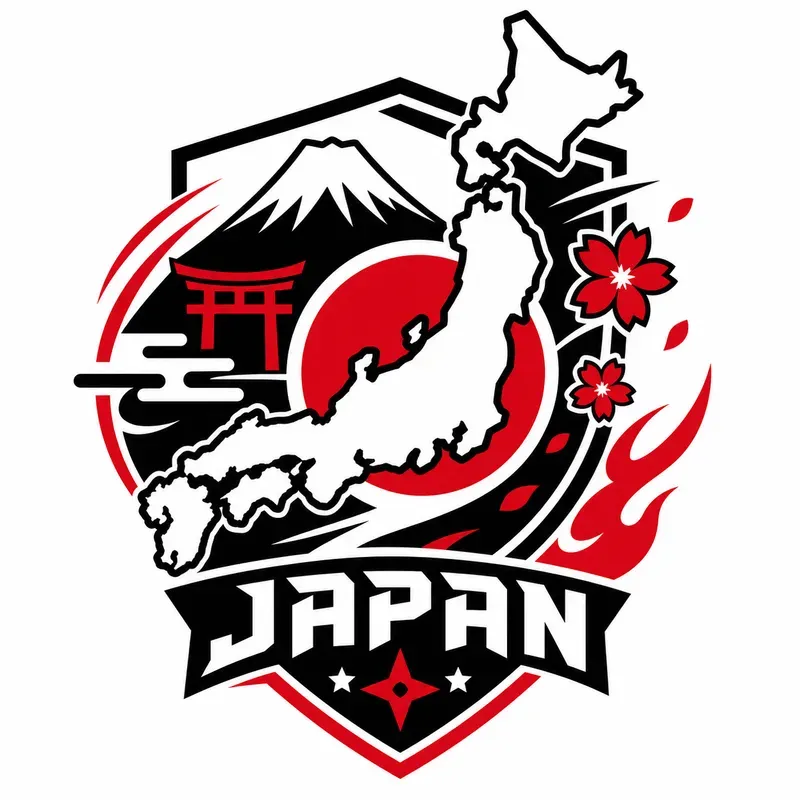 Country Flag Map Logos