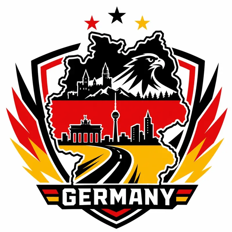 Country Flag Map Logos