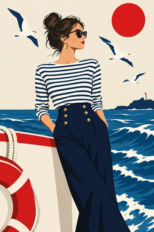 Chic Vector Fashion Art