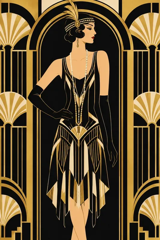 Chic Vector Fashion Art