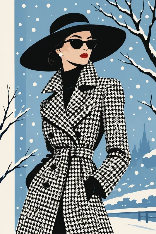Chic Vector Fashion Art