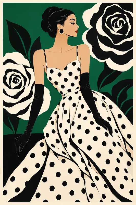 Chic Vector Fashion Art