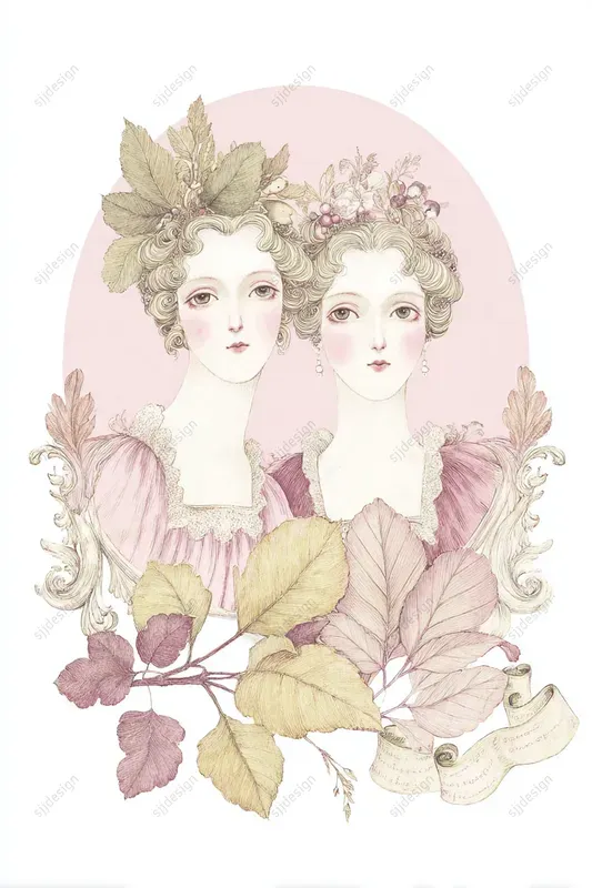 Victorian Pastel Fairytale Portraits
