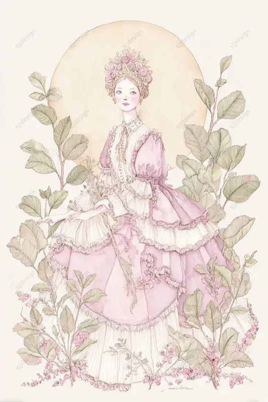 Victorian Pastel Fairytale Portraits