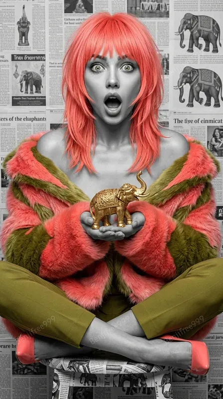 Shocked Vogue Color Pop Models