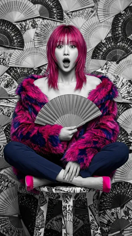 Shocked Vogue Color Pop Models