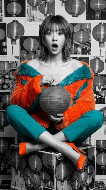 Shocked Vogue Color Pop Models