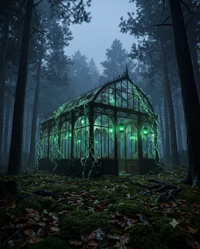 Cinematic Eerie Forest Prints