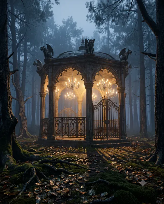 Cinematic Eerie Forest Prints