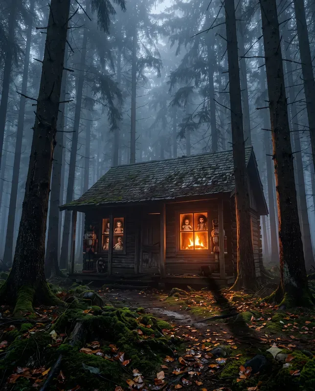 Cinematic Eerie Forest Prints