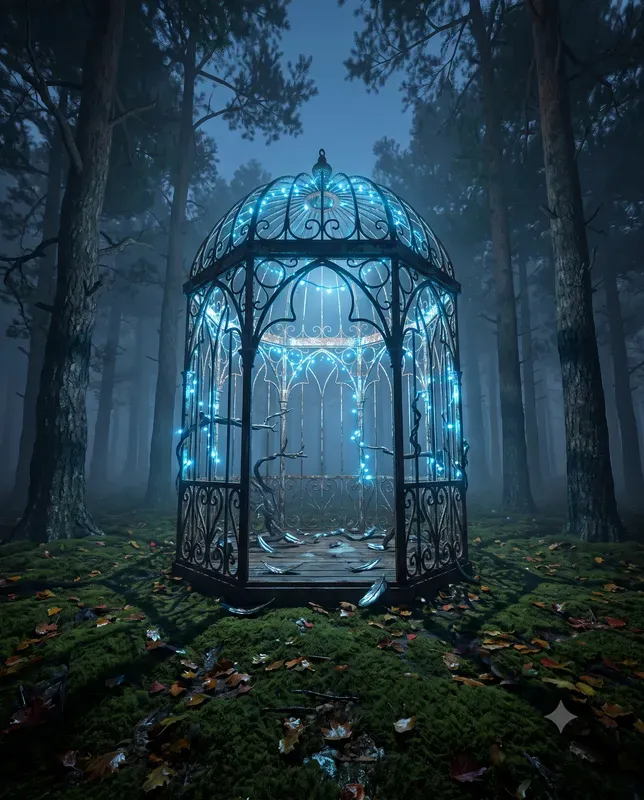 Cinematic Eerie Forest Prints