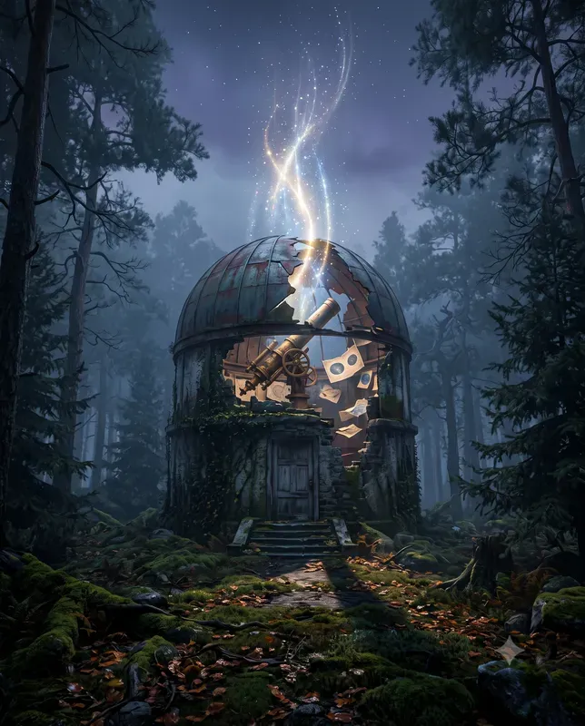 Cinematic Eerie Forest Prints
