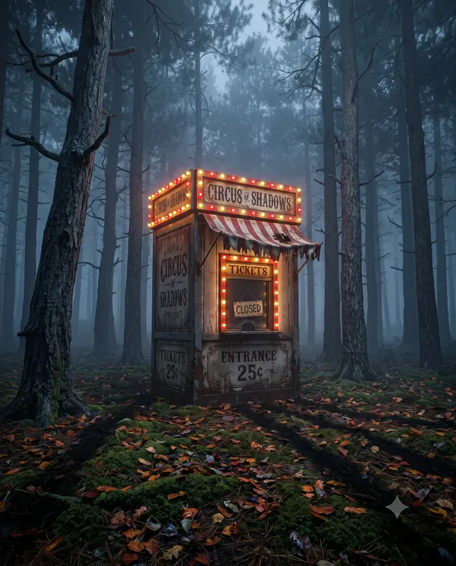 Cinematic Eerie Forest Prints