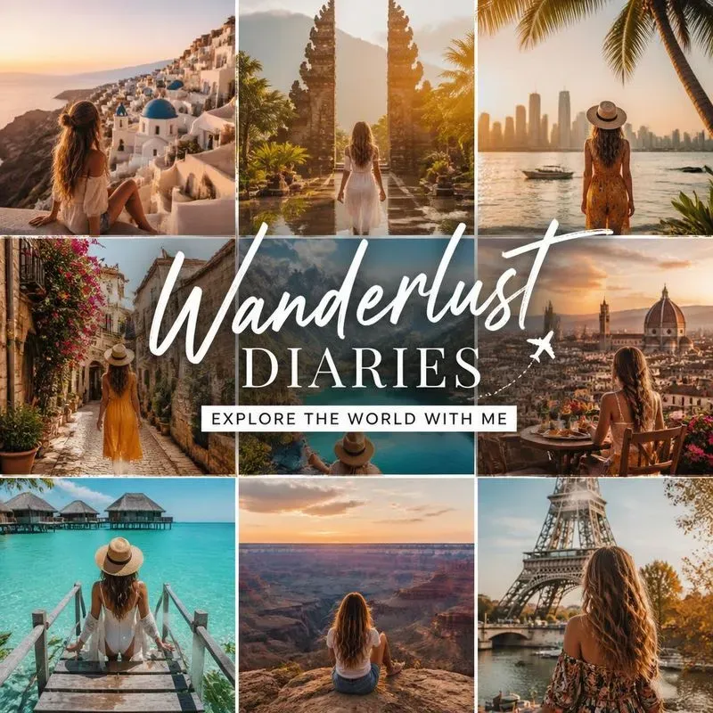 Insta Travel Blogger Collages
