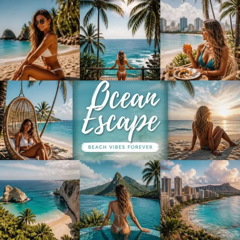Insta Travel Blogger Collages