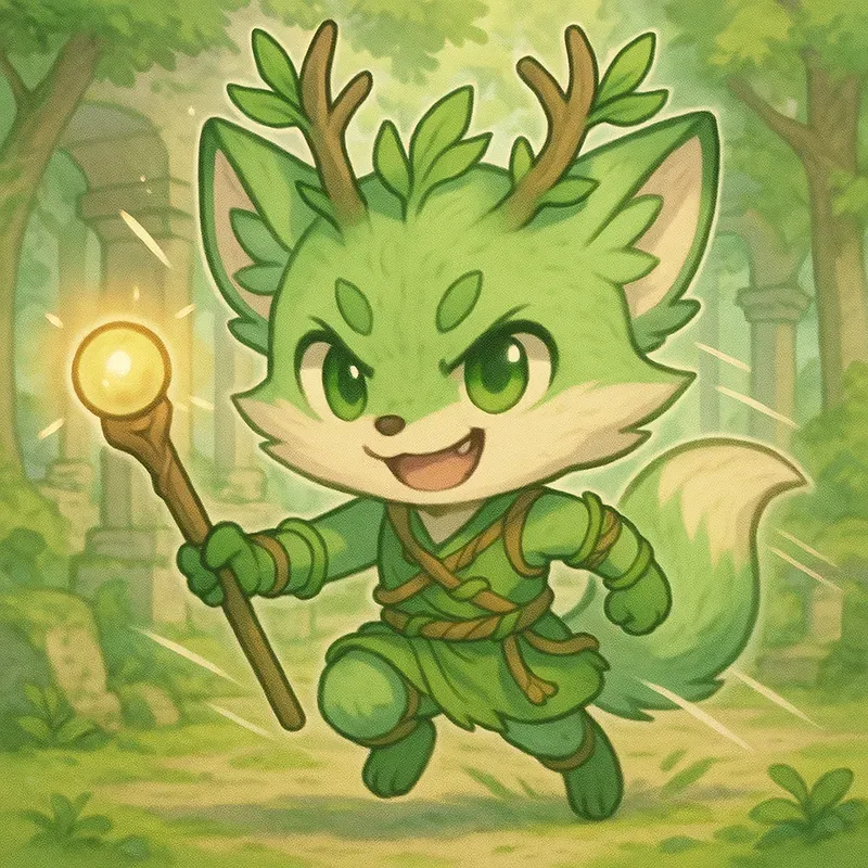 Chibi Kitsune Hybrids Training