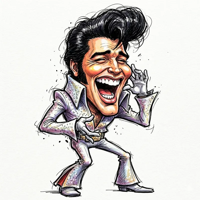 Caricature Marker Sketch Portraits