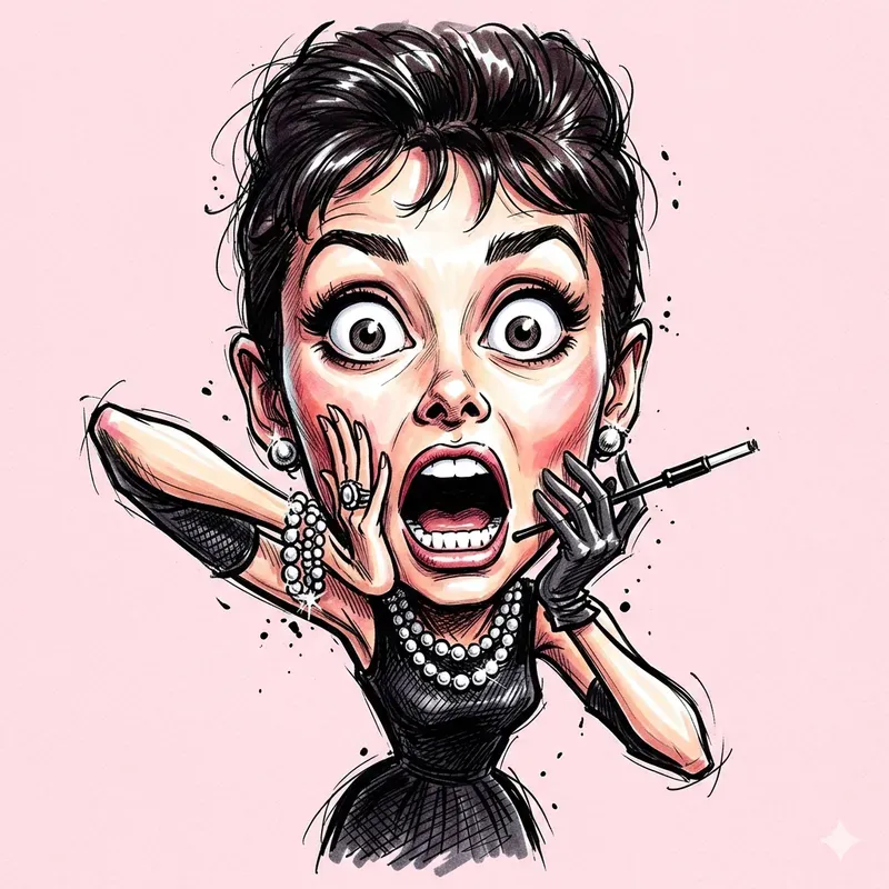 Caricature Marker Sketch Portraits