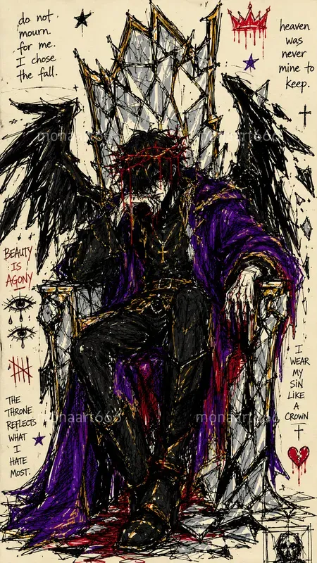 Chaotic Divine Scribble Aesthetics