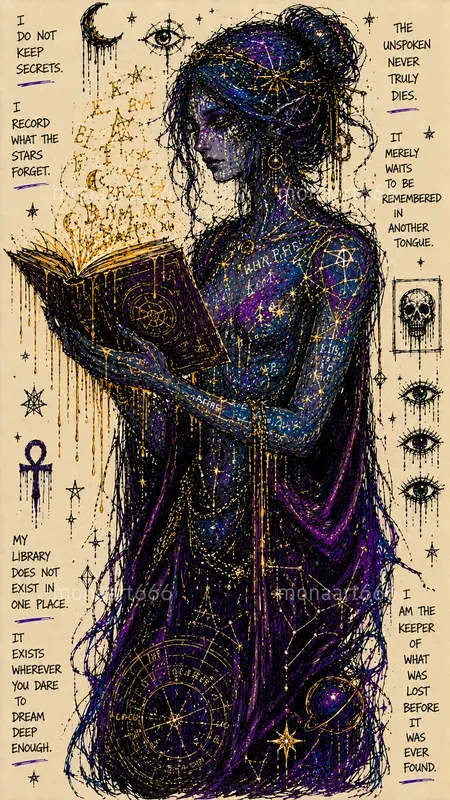 Chaotic Divine Scribble Aesthetics