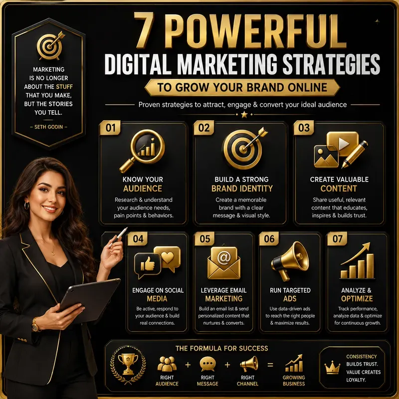 Premium Gold Infographics