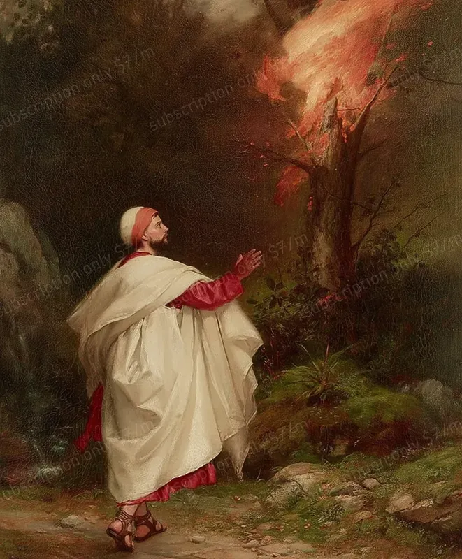 Biblical Mythology Oil Scenes