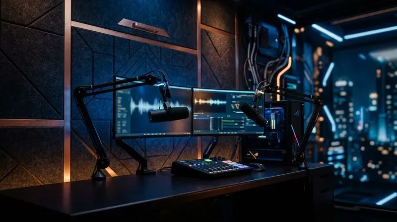 Podcast Virtual Studio Backgrounds