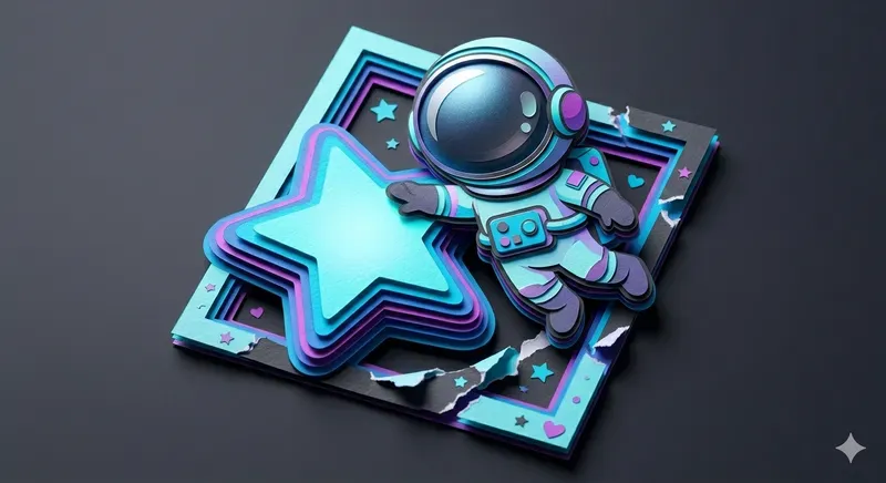 3D Popout Papercut Sticker Creators