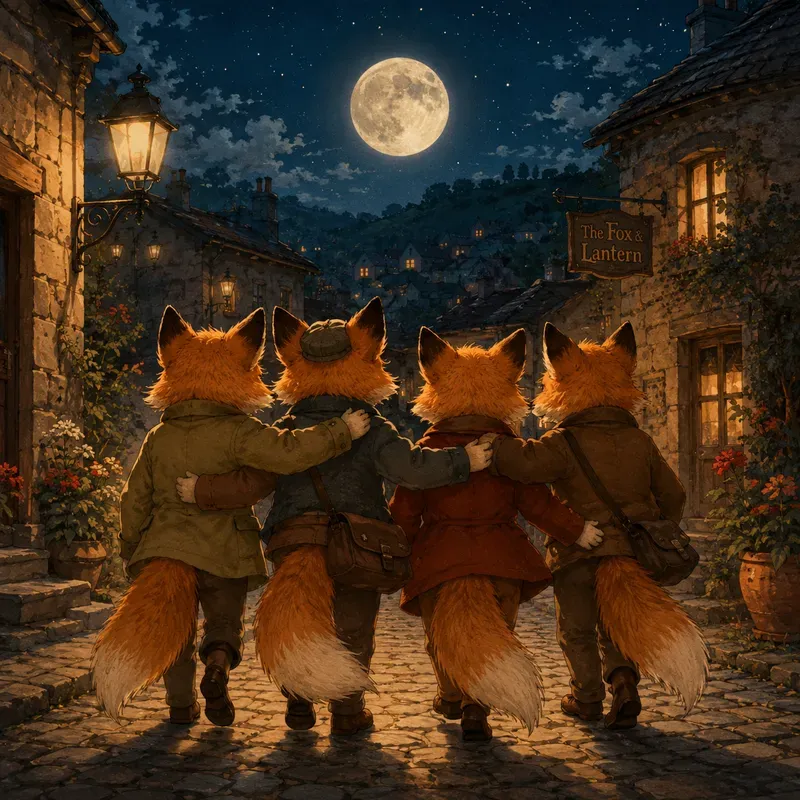 Moonlit Kindred Walks
