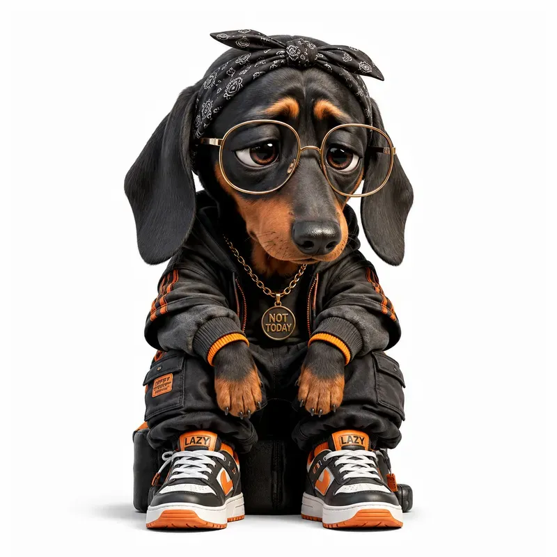 Sad Lazy Dog Streetwear Characters